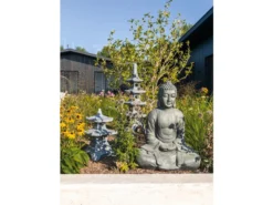 Rabatt 🥰 Jardini Dekofigur Buddha - 61,5/79/35 cm in grau 🤩 -Gartenmöbel Verkaufs-Shop 6793271 0615728 1 24664197 1
