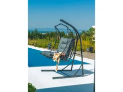 Bestpreis 🥰 Jardini Hängesessel Evora - 110/179/120 cm in schwarz ⭐ -Gartenmöbel Verkaufs-Shop 6793530 0615782 2 24603533