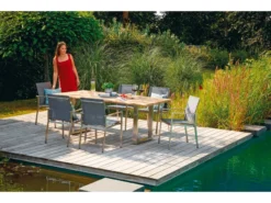 Budget 👏 Jardini Stapelstuhl Green Bay - 56/85/60 cm in grau 😍 -Gartenmöbel Verkaufs-Shop 6906112 0639487 1 23771232