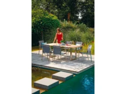 Budget 👏 Jardini Stapelstuhl Green Bay - 56/85/60 cm in grau 😍 -Gartenmöbel Verkaufs-Shop 6906113 0639487 2 23771232