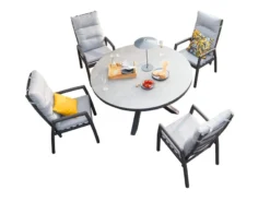 Schlussverkauf 👍 Jardini Gartenstuhl Bondino - 58/108/69 cm in grau 💯 -Gartenmöbel Verkaufs-Shop 6908110 0612903 3fr 24608278