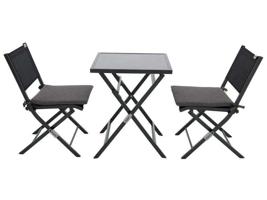 Auslauf 😀 Doppler Balkonmöbel-Set Expert 3-teilig in grau 👍 8 Auslauf 😀 Doppler Balkonmöbel-Set Expert 3-teilig in grau 👍 – Bild 8