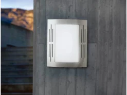 Besorgen 💯 Außenwandleuchte City - 24/26/9 cm in silberfarben 🤩 -Gartenmöbel Verkaufs-Shop 82309 14226428 ambient 0001